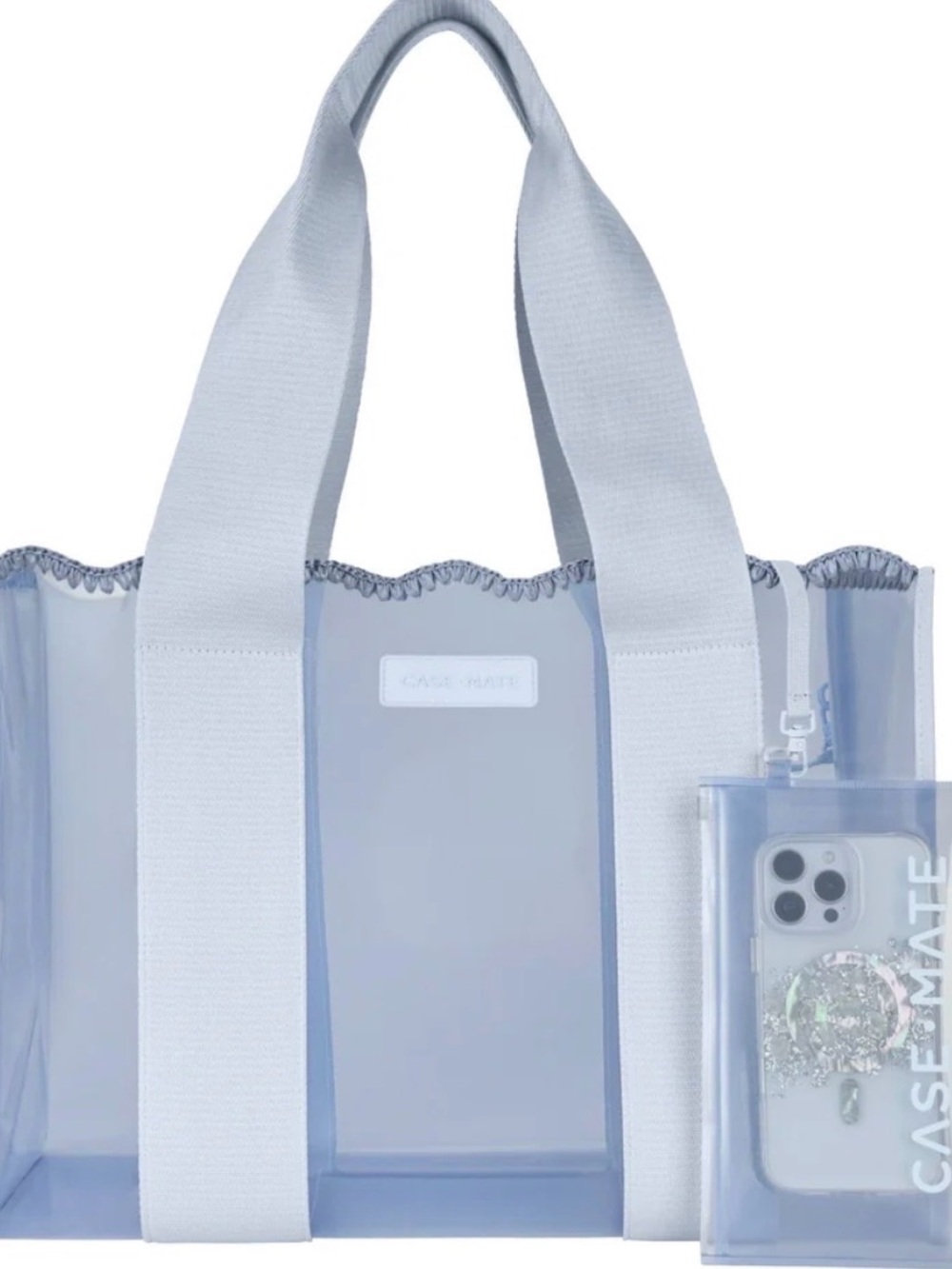 Case Mate Jelly Tote Bag Blue NWT